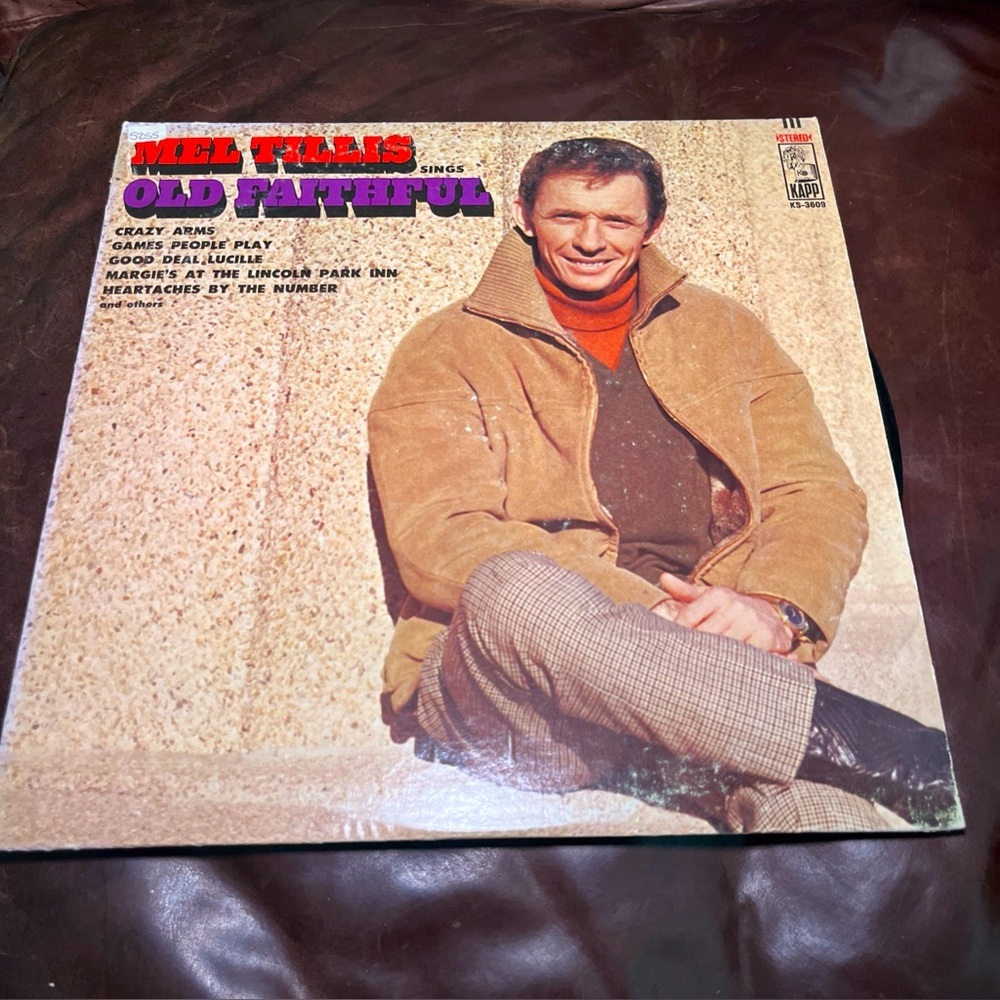 Mel Tillis Sings Old Faithful Vinyl Record 1969